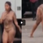 Vídeo: malucona tira a roupa no meio da peãozada e ainda arranja briga