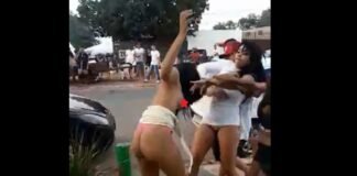 Vídeo: mulerada brigando de vestido na nisso