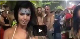 Vídeo: mulherada mostrando a perereca no carnaval