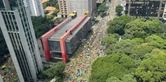 750 mil pessoas participaram de manifestação na Paulista