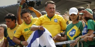 “Um Poder não pode tirar ninguém do palco político”, falou Bolsonaro no ato da Paulista