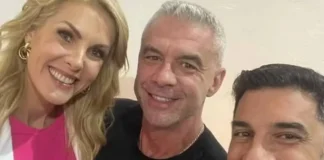 Foto de Ana Hickmann com ex-marido e Edu Guedes viraliza