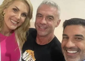Foto de Ana Hickmann com ex-marido e Edu Guedes viraliza