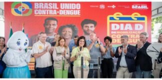 “Se não houver união, não haverá saúde”, declara ministra Nísia no Dia D contra a dengue