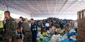 CLDF entrega doações para o RS à Força Aérea Brasileira