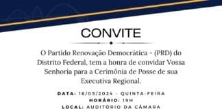 Posse da nova executiva do PRD no Distrito Federal