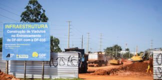 Com estruturas prontas, viaduto do Jardim Botânico chega à fase de escavação