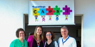Capsi de Taguatinga recebe visita de representantes da OMS e Opas