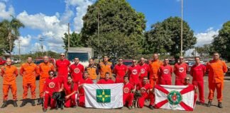 Segunda equipe do CBMDF que auxiliou vítimas de enchentes no RS retorna a Brasília