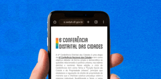 Inscrições abertas para participar da comissão organizadora da Conferência Distrital das Cidades