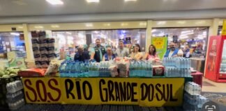 Moradores do Cruzeiro doam mais de uma tonelada de donativos para o RS
