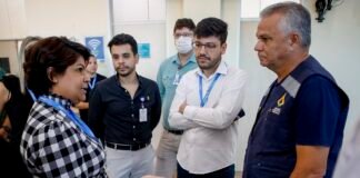 Parlamentar elogia atendimento no Hospital Regional de Santa Maria em visita de fiscalização
