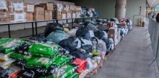 CLDF arrecada 11 toneladas de doações para o RS