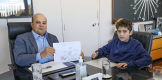Estudante apresenta ao governador projeto de recuperação das passagens subterrâneas