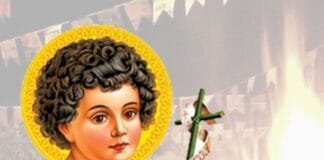 Por que São João é retratado como criança?