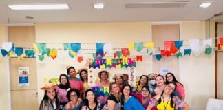 Unidade de Cuidados Intermediários Neonatais promove festa junina para equipe e pacientes