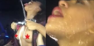 Vídeo +18: nada como um banho de champanhe para a pele