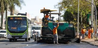 Pavimentação do Pistão Sul é finalizada, e equipes preparam sinalização das vias