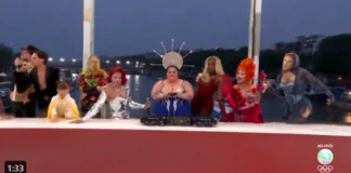 Abertura da Olimpíada Tem Drags Queens Imitando a Última Ceia e “Ménage à Trois”