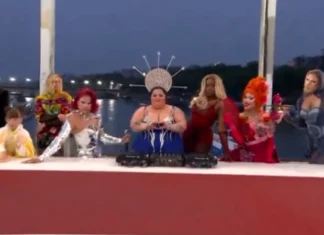 Abertura da Olimpíada Tem Drags Queens Imitando a Última Ceia e “Ménage à Trois”