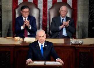 Vídeo: em discurso no Congresso dos EUA Netanyahu diz que “Gays for Gaza” é como “Galinhas pelo KFC”