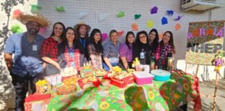 Colaboradores do HRSM participam de arraiá julino