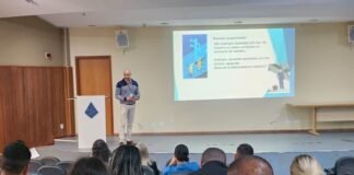 Colaboradores do HRSM participam de treinamento sobre acidente de trabalho