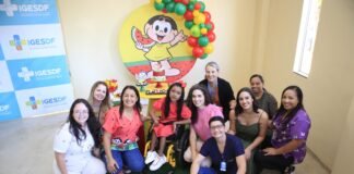 Muita alegria e diversão marcam festa de aniversário de paciente da pediatria do HRSM