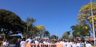 Vila Planalto realiza caminhada ecológica para prevenção da dengue