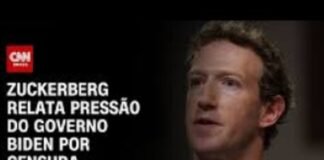 Mark Zuckerberg diz que governo Biden pressionou Meta a censurar conteúdos sobre Covid-19