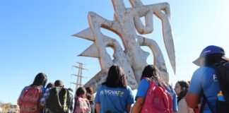 GDF inicia restauração do monumento Solarius, o famoso “Chifrudo”