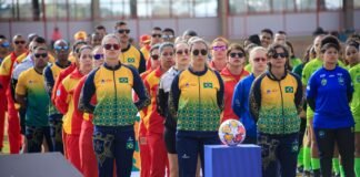 “Atleta campeã diz não ao covarde”