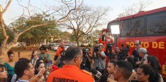 GDF reforça efetivo no combate ao incêndio florestal no Parque Nacional de Brasília