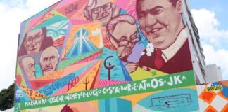 Mural da 507 Sul será refeito para preservar circuito turístico cultural