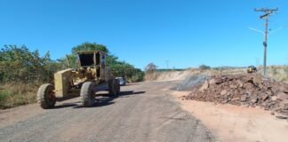Trecho da Ponte Alta Norte, no Gama, passa por obras de infraestrutura
