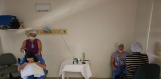 Momentos de promoção do bem-estar e relaxamento são realizados com colaboradores do HRSM