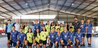 Equipes de handebol do DF se despedem dos Jogos Escolares Brasileiros