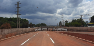 Trânsito é liberado parcialmente no Complexo Viário Jardim Botânico
