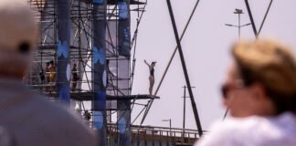 Chuvas suspendem Copa do Mundo de Salto Ornamental no Paranoá
