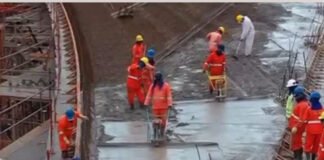 Concretagem do viaduto da Epig utiliza 450 m³ de concreto e prepara corredor BRT na via