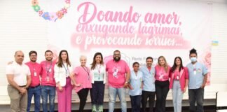 Outubro Rosa: Projeto Humanizar realiza ação de conscientização no ambulatório do Hospital de Base