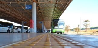 Obra altera local de embarque no Terminal da Asa Sul