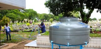 Cemitérios terão pontos de distribuição de água no Dia de Finados