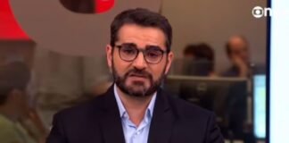 Apresentador da GloboNews não se segura e chora ao vivo após morte