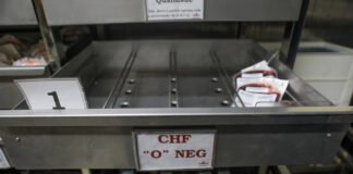 Hemocentro adota senha preferencial até o dia 23 para doadores de sangue O negativo