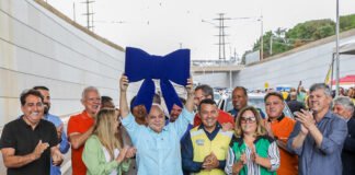 Com investimento de R$ 33,5 milhões, viaduto do Jardim Botânico é inaugurado