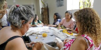 Curso de técnicas de bordado usa arquitetura brasiliense como inspiração para artesanato