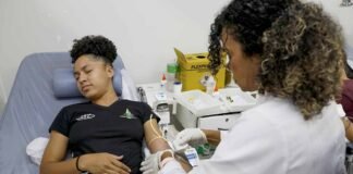 Alunos da rede pública se mobilizam para doar sangue e reforçar os estoques do Hemocentro