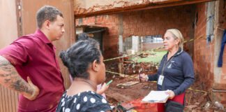 Dezesseis famílias desabrigadas pela chuva no Sol Nascente já foram cadastradas para receber até R$ 1,4 mil em auxílio do GDF