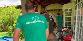 Pavão ameaçado por vizinhos no Paranoá é resgatado após ação do deputado Daniel Donizet
